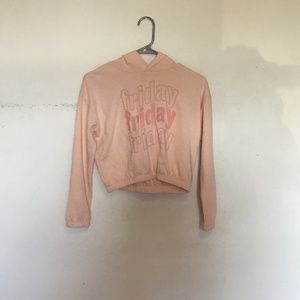Cropped hoodie